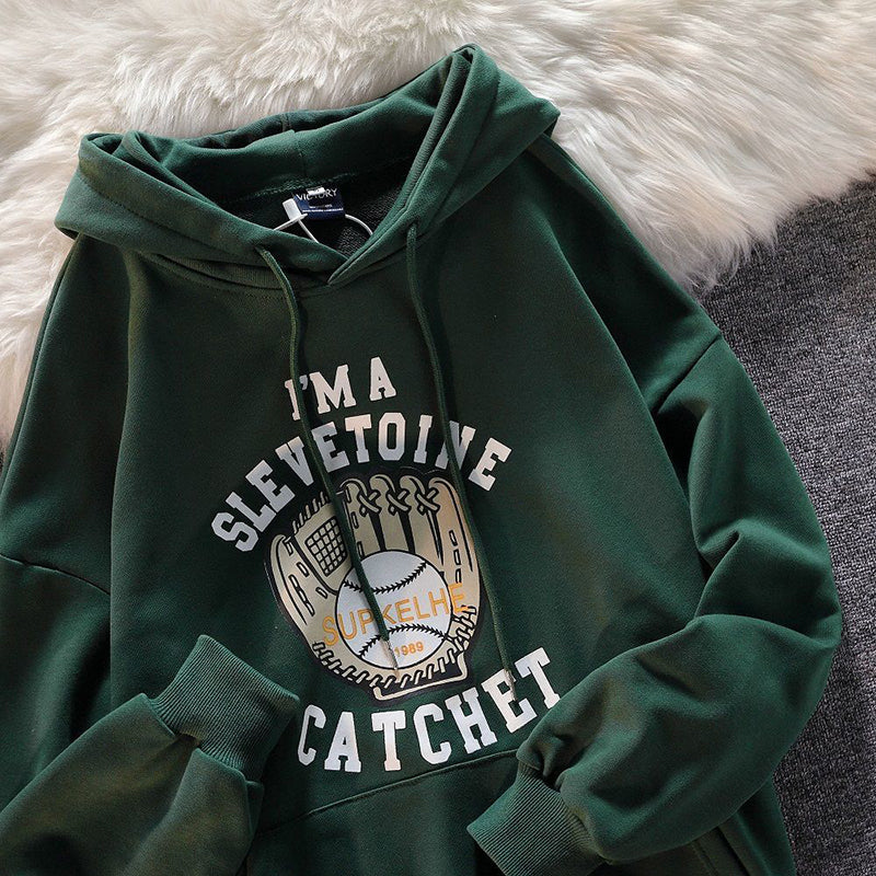 Men's Oversized Hooded Sweatshirt for Fall/Winter