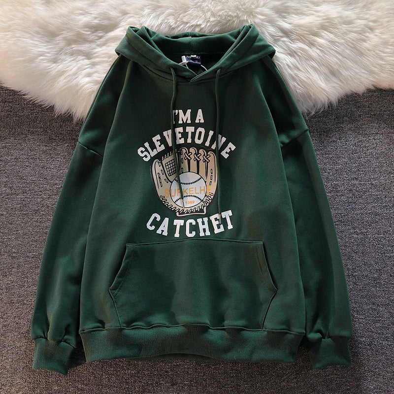 Men's Oversized Hooded Sweatshirt for Fall/Winter
